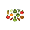 Humour petit légumes vegan