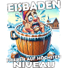 Eisbaden Winterbaden Lustig