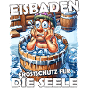 Eisbaden Winterbaden Lustig