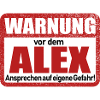 Name Lustiges Warnschild