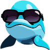Stylischer Baby-Wal