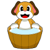 Dog Bathing Bathtub