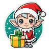 elf christmas elf gift