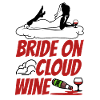 Bride on cloud wine