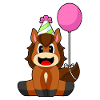 Horse Birthday Balloon