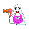 Ghost Halloween Hairdresser
