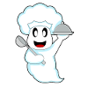 Cuisinier fantôme d’Halloween