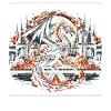 Dragon - Gothic Fire Wings