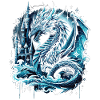 Frostiger Schattendrache Eisdrache
