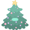 Sapin de Noël - Badge