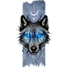 Mondwächter: Wolfs strahlender Blick