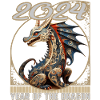 Chinesisches Neujahrs-Drachen-Volkskunst gemustert