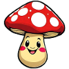 Funny little toadstool