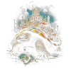 Steampunk Fantasy City Turtle