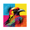 Vogelkunst: Pop-Art-Vogelgitter
