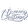 Ornate Merry Christmas Script