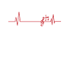Heartbeat line with clef music