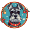 Zwergschnauzerhund Weihnachten, Liebeshunde