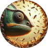 Chameleon with Bees Animation