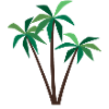 Trois palmiers