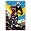 Pop Art Downhill Mountain Bike