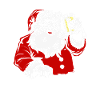 Pfälzer Weihnachtsmann dubbeglas Pfälzer