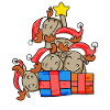 Moose Christmas Tree Christmas