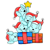Lapin Arbre de Noël Noël