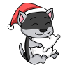 Siberian Husky Dog Animal Christmas