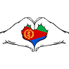 Eritrea Heart Shape