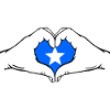 Somalia Heart Shape
