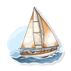 Sailboat - illustration