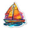 Segelboot - Illustration