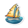 Sailboat - illustration