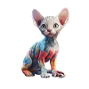 Sphynx Cat Blumen