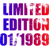 35th Anniversary Limited Edition 01/1989