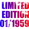 65e anniversaire Édition limitée 01/1959