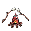 Campsite Campfire Statement Camping Hiker