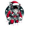 Père Noël dans l’espace