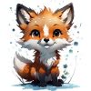 Petit renard mignon