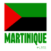 MARTINIQUE FLAG M.972 (Grüner Text)