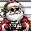 Santa Claus Mugshot