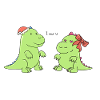 little dinosaurs - I rawr and