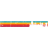 Retro Skyline Regenbogen Streifen