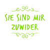 sie sind mir unsympathisch
