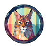 Luchs Buntes Cartoon-Kawaii-Tier