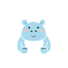 amour petit hippopotame