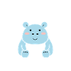 amour petit hippopotame