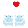 amour petit hippopotame