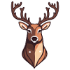 Reindeer Christmas Drawing